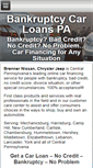 Mobile Screenshot of bankruptcycarloanspa.com